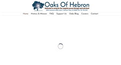 Desktop Screenshot of oaksofhebron.org